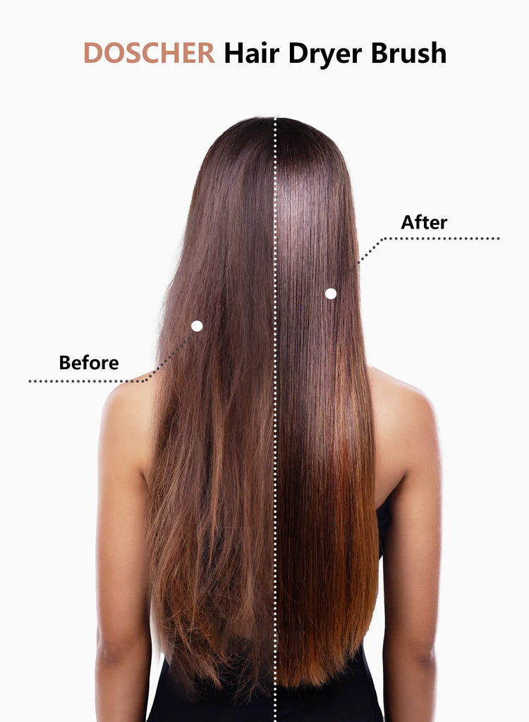 2-in-1 Hair Styling Brush – فرشاة الشعر 2 في 1 للتصفيف والتمليس