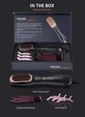 2-in-1 Hair Styling Brush – فرشاة الشعر 2 في 1 للتصفيف والتمليس