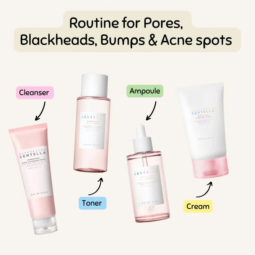 Poremizing Routine – روتين تقليص المسام وحب الشباب