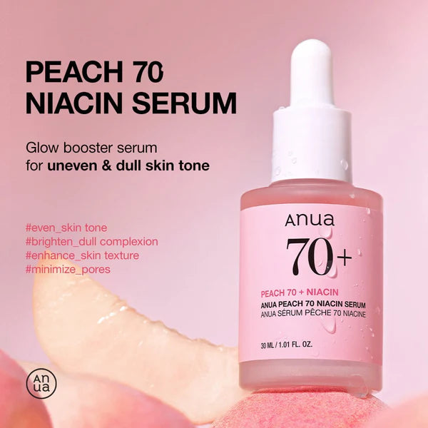 Anua Peach 70% Niacin Serum – سيروم الخوخ 70% بالنياسين